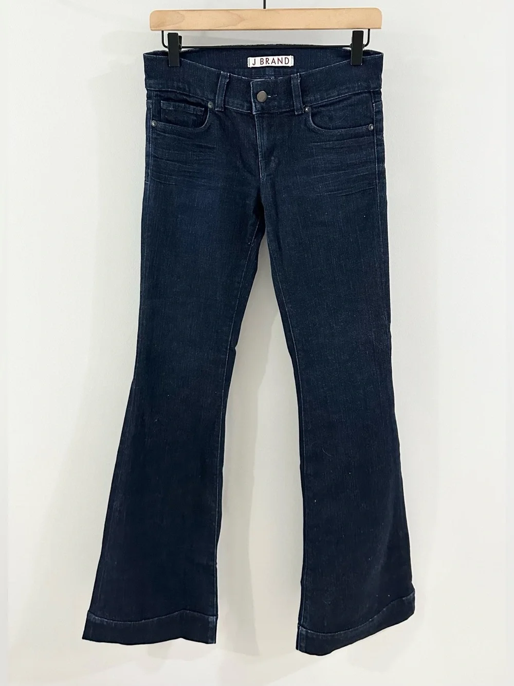 J Brand Lovestory Flare Leg Jeans // Dark Wash // 26